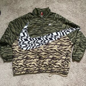 Nike Vaporwave Swoosh Half-Zip Jacket AOO862-222 Men's Size XXL